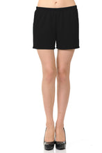 bluensquare Women Knit Shorts Summer Spa Pajama Casual Lounge- Black