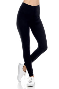 bluensquare Women's Plus Size Leggings Premium Buttery Soft Full length Legging- Navy